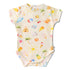 Snuggle Hunny Organic Short Sleeve Bodysuit | Beach Fun