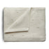 Mushie Knitted Pointelle Blanket | Ivory
