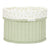 Little Dutch Reversible Round Storage Basket | Blueberry Leaves (Small)