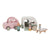 Little Dutch Wooden Car with Caravan Playset