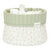 Little Dutch Reversible Round Storage Basket | Blueberry Leaves (Small)