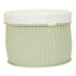 Little Dutch Reversible Round Storage Basket | Blueberry Leaves (Large)