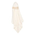 Little Dutch Hooded Bath Towel | Pure Soft White