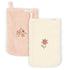 Little Dutch Washcloth Set | Fairy Garden (Pure Soft White / Blossom) (Set of 2)