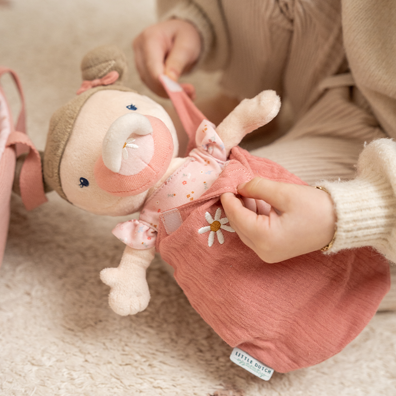 Little Dutch Baby Doll Rosa Playset | Pink Little Flowers Full of Beans Baby & Kids Boutique Little Dutch Baby Doll Rosa Playset | Pink Little Flowers Full of Beans Baby & Kids Boutique