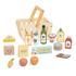 TookyToy Wooden Shopping Basket