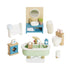 Le Toy Van Wooden Dollhouse Bathroom Set