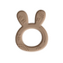 Full of Beans Silicone Bunny Teething Toy | Taupe