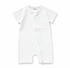 BOKI Organic 2-Way Short Sleeve Zipsuit | Ivory
