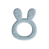 Full of Beans Silicone Bunny Teething Toy | Baby Blue