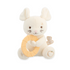 Kaloo Grignoti Plush Cream Mouse Teething Ring