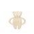 Moonie® Natural Rubber Bear Teether | Polar