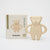 Moonie® Natural Rubber Bear Teether | Sand