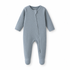 BOKI Organic 2-Way Long Sleeve Zipsuit | Raincloud