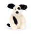 Jellycat Bashful Black & Cream Puppy (Medium)