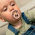 BIBS Studio Colour Block Pacifier | Blush and Woodchuck