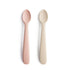 Mushie Spoon Set | Blush & Shifting Sand (2 Pack)