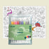 HeyDoodle Classic Colouring & Doodle Mat | DinoRoar