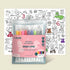 HeyDoodle Classic Colouring & Doodle Mat | Sugar & Spice