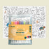 HeyDoodle Classic Colouring & Doodle Mat | Into the Wild