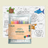 HeyDoodle Classic Colouring & Doodle Mat | Shape Shifters