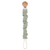 Full of Beans Ruffled Cotton Pacifier Clip | Sage