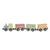 Tooky Toy Wooden Train & Carrier Set