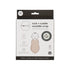 MACCIE Tuck & Cuddle Newborn Stretchy Swaddle Wrap | Stone Ribbed Bamboo