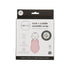 MACCIE Tuck & Cuddle Newborn Stretchy Swaddle Wrap | Misty Pink Ribbed Bamboo