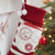 Ginger Ray | Knitted Christmas Stocking with Pocket | Red & White Stripe