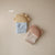 Mushie Teething Mitten | Rainbow (Shifting Sand & Blush)