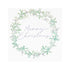 Ginger Ray | Merry Christmas Mistletoe Wreath Christmas Napkins (Pack of 16)