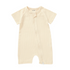 BOKI Organic 2-Way Short Sleeve Zipsuit | Crème