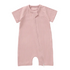 BOKI Organic 2-Way Short Sleeve Zipsuit | Pale Rose