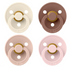 BIBS Latex Pacifiers | Ivory, Blush, Blossom & Woodchuck (4 Pack)