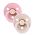 BIBS Studio Colour Pacifiers | Petal & Baby Pink (Pack of 2)