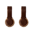 Stella Clip | Constantia Mocha (Chocolate with Cream Stitching)