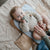 Mushie Dog Figurine Teether | Cambridge Blue