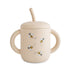 Mushie Silicone Training Cup & Straw | Bee's