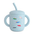 Mushie Silicone Training Cup & Straw | Retro Cars