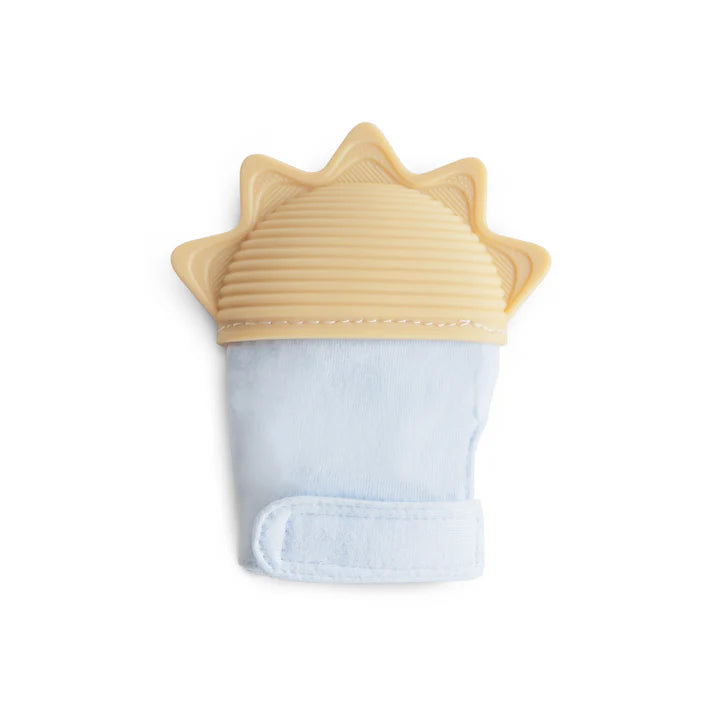 Mushie Teething Mitten Rainbow (Shifting Sand Blush) – Full of