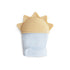 Mushie Teething Mitten | Sun (Powder Blue & Daffodil)