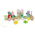 Classic World Wooden Pull Jungle Stacking Train