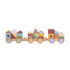 TookyToy Wooden Stacking Train
