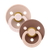 BIBS Fusion Pacifiers | Blush & Woodchuck (2 Pack)