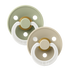 BIBS Colour Pacifiers | Sage Glow & Vanilla Glow (2 Pack)