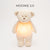 Moonie® Organic Humming Bear with Lamp | Polar