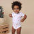 Snuggle Hunny Organic Short Sleeve Bodysuit | Candy Cane