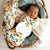 Snuggle Hunny Organic Jersey Wrap & Beanie Set | Sunny Citrus