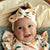 Snuggle Hunny Organic Topknot Headband | Sunny Citrus